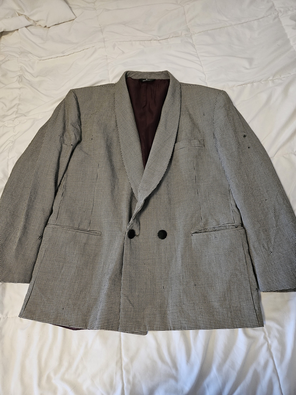 Vintage Blazer from Gingiss Formalwear Features A Classic Double-Breasted Design